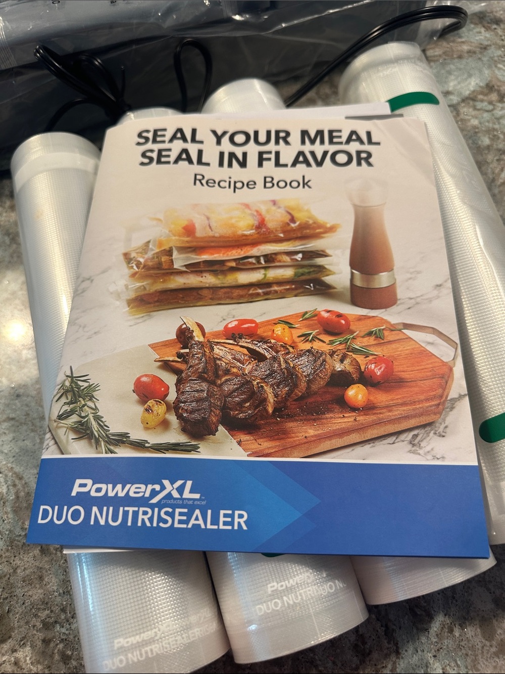 PowerXL Vacuum Sealer Rolls - White (4 Pack) - Picture 3 of 3